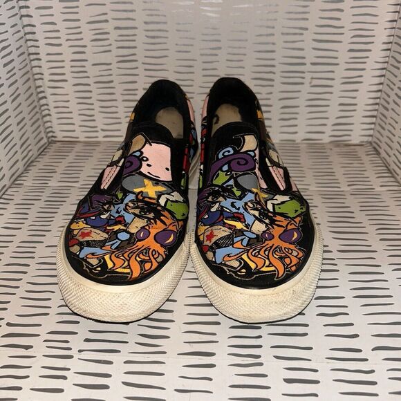 Converse All Star Cartoon Low slip on shoes 100143R Women's‎ 7.5 Mens 6 - Picture 5 of 9